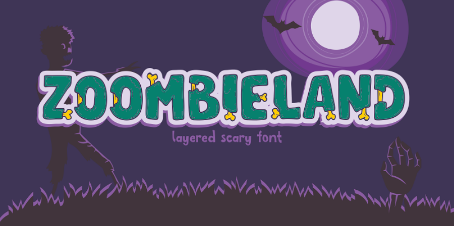 Free Zoombieland font