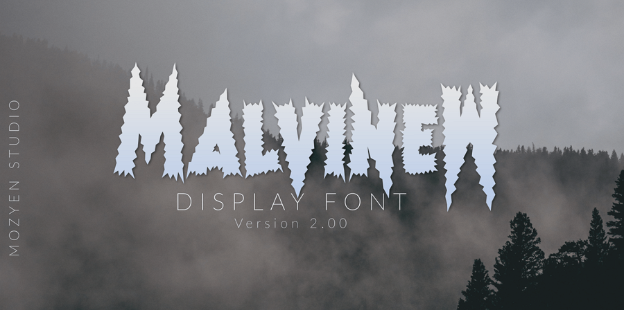 MalvinW Display Font