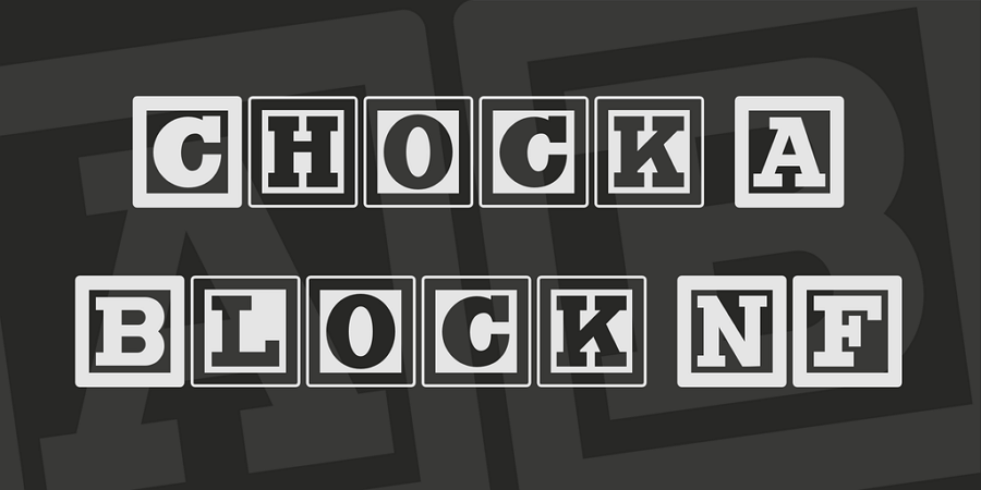 Free Chock A Black NF Font