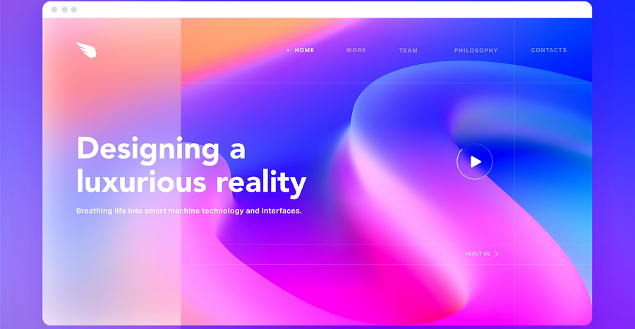 Colorful Website UI