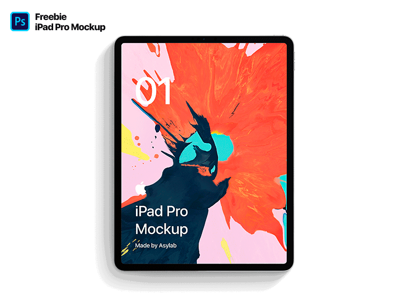 Freebie Official iPad Pro Mockup 2018