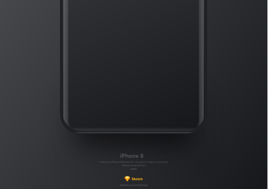  iPhone 8 Sketch Resource