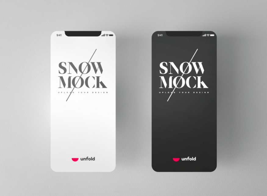 SnowMock - iPhone X