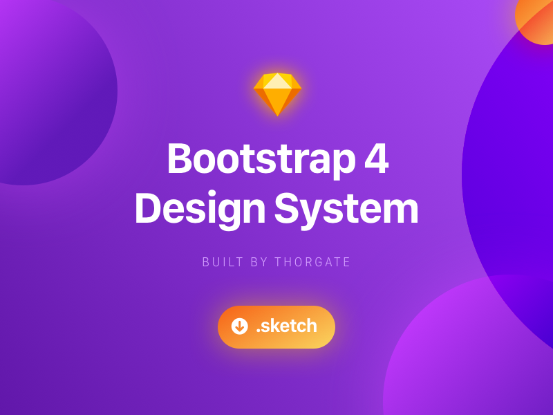  Bootstrap Design System - Sketch Freebie