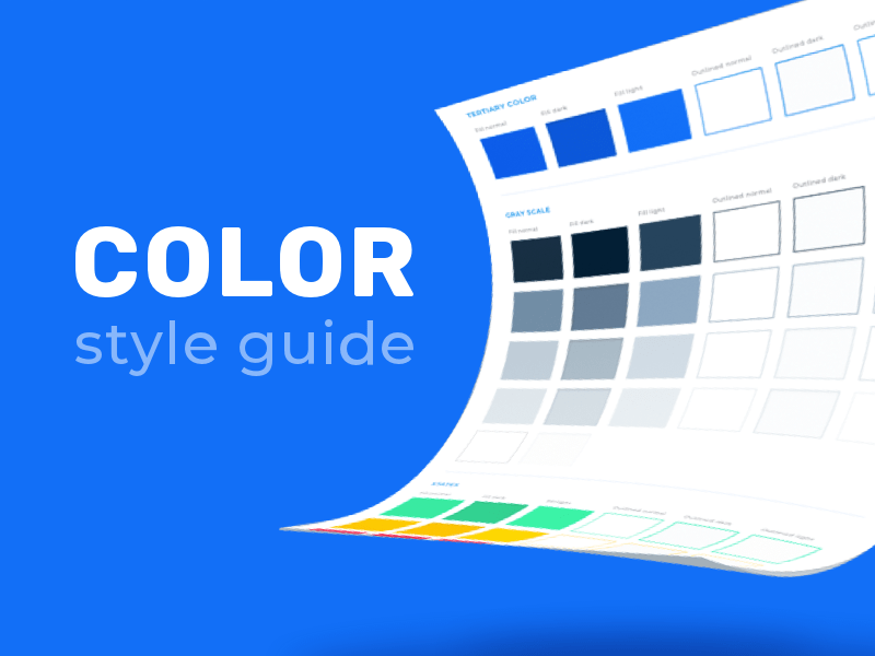  Color Style Guide Template Sketch Resource