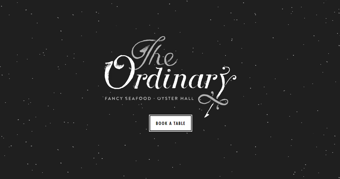 Eat the ordinary